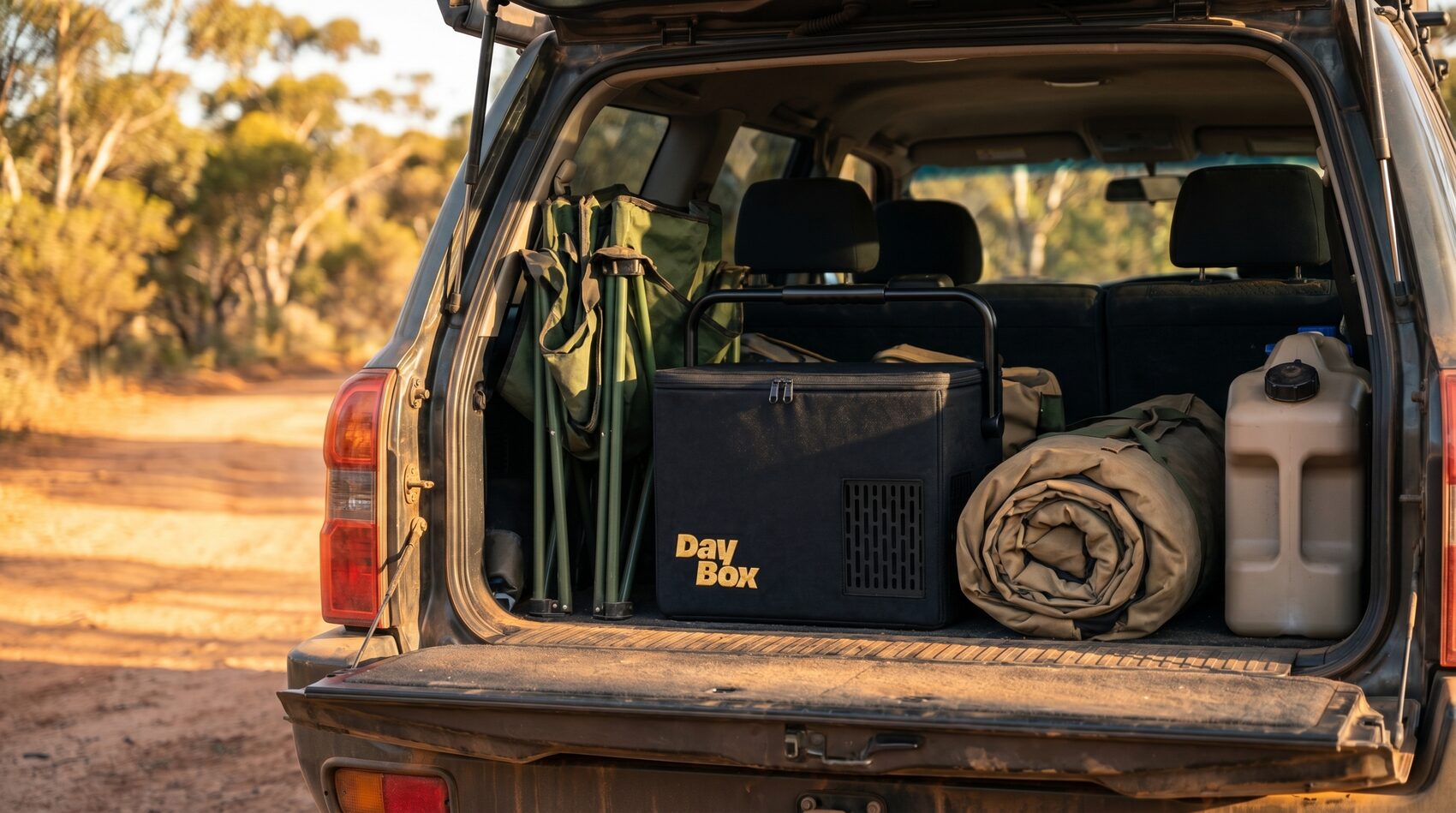 DayBox Cover packed in 4WD