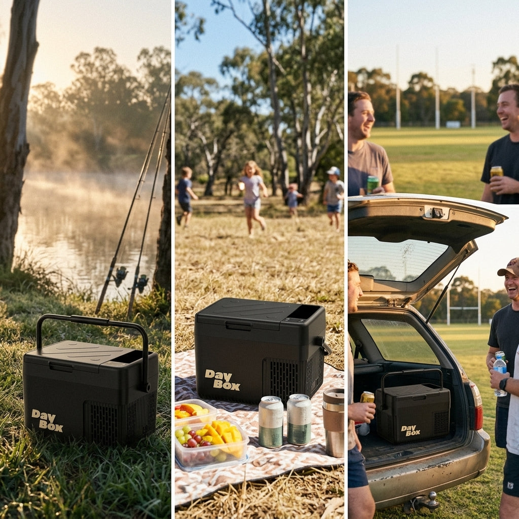 DayBox out in the wild — fishing, picnics and tailgates