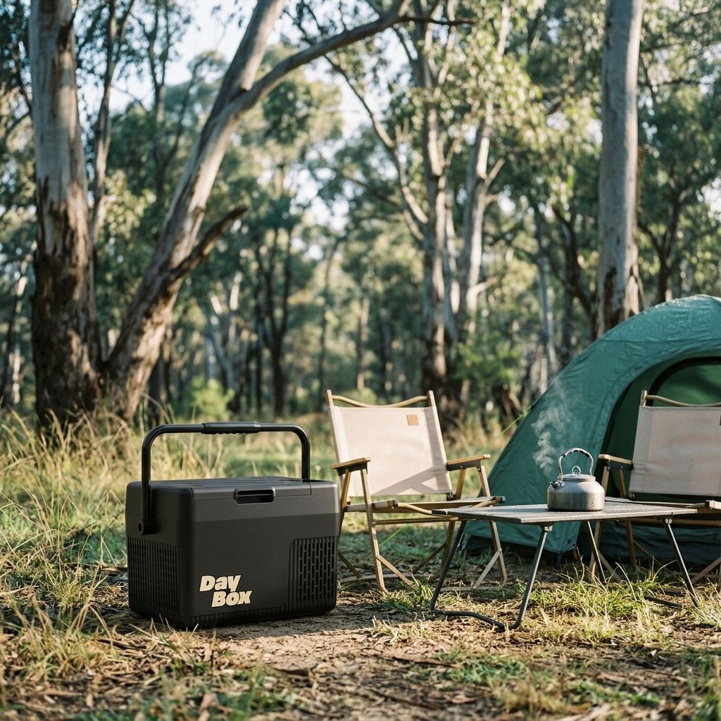 DayBox at the campsite